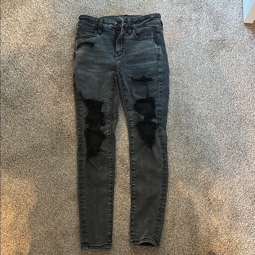 Women's black skinny jeans